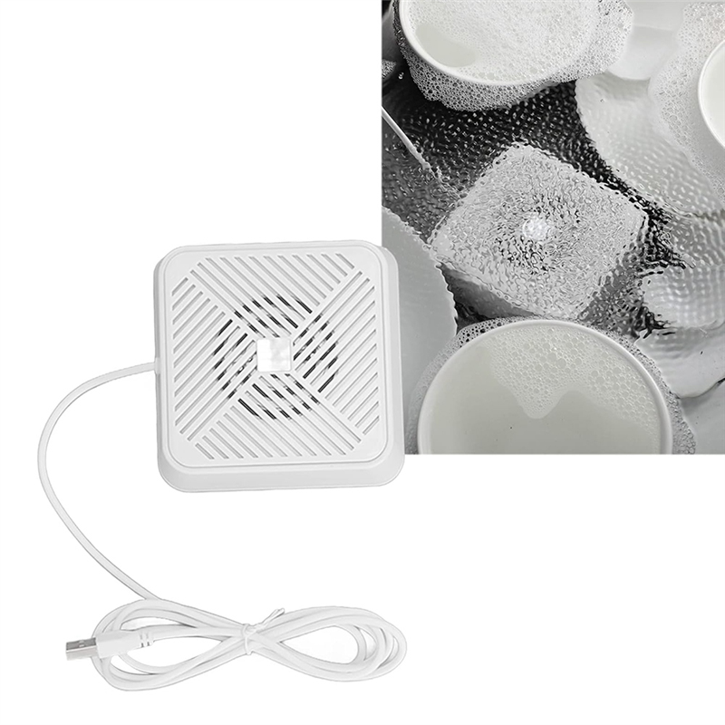 HLZS-Mini Ultrasonic Washing Machine, Portable USB Dishwasher For Kitchen Sink, High Frequency Power Cleaning Removal