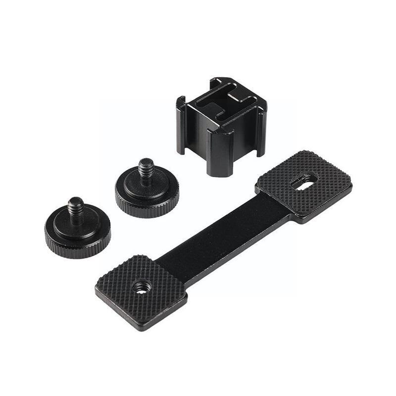 Zubehör für zhiyun smooth  q2 4: dreifach-blitzschuhhalterung, mikrofonadapter, lichthalterung für osmo mobile 3 2 und osmo pock  u0 c 7