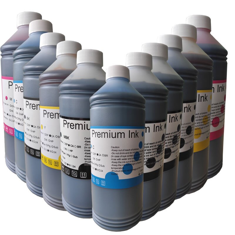 1000ml Premium Water-based Dye Refill Ink for Epson P600 P800 Ink-jet Printer