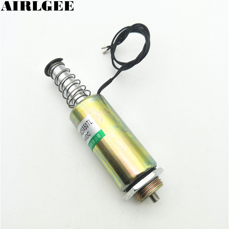 DC 12/24V 10mm 300g Push Pull Type Tubular Motion Solenoid Electromagnet