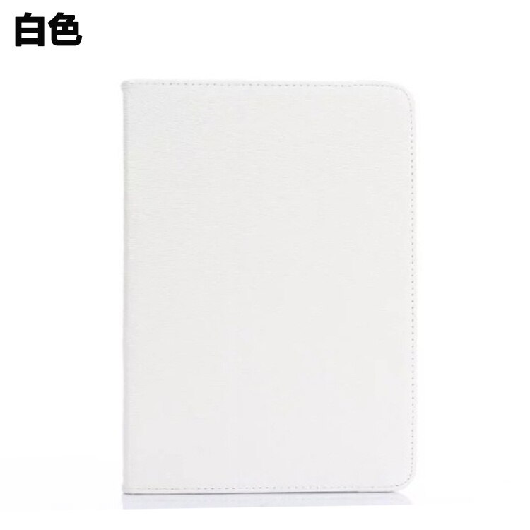 Stand Case for Irbis TZ960/TZ961/TZ962/TZ963/TZ965/TZ969 9.6 inch Tablet PU Leather Cover + free 2 pcs Screen Protector: white