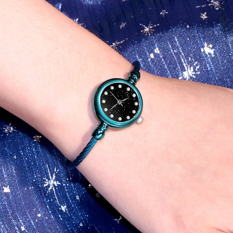 Soxy dameure damer simple wire armbånd urkæde kvindelig kjole pige relogio feminino reloj mujer