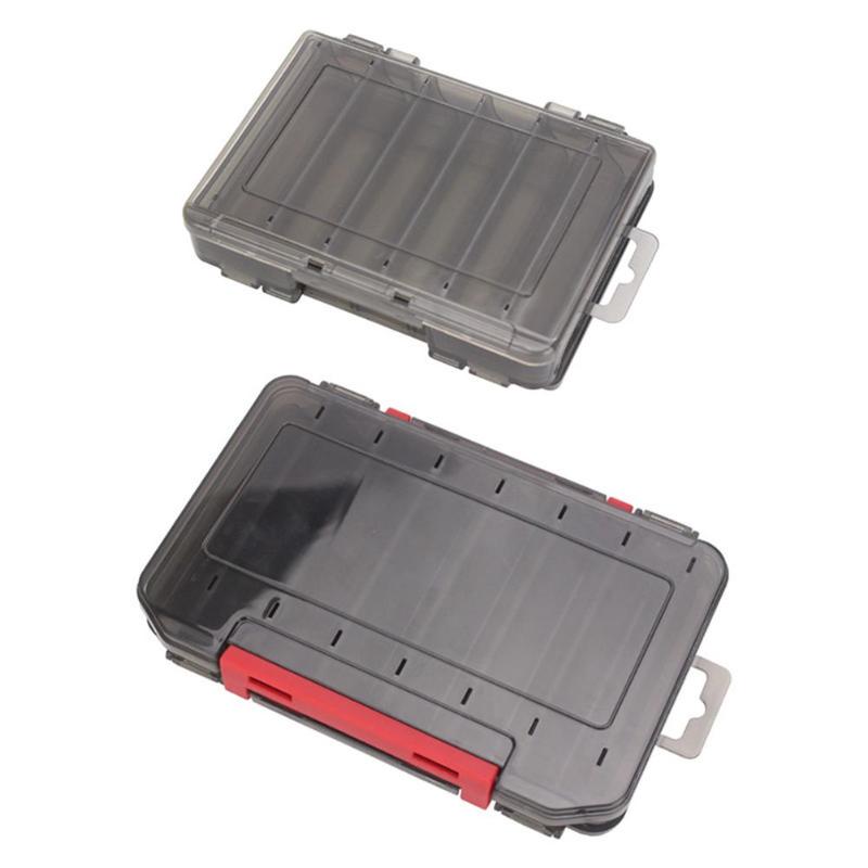 Durable Storage Box Portable Beautiful Double-Sided Fishing Tackle Box Fish Hook Storage Box Fishing Accessories Box