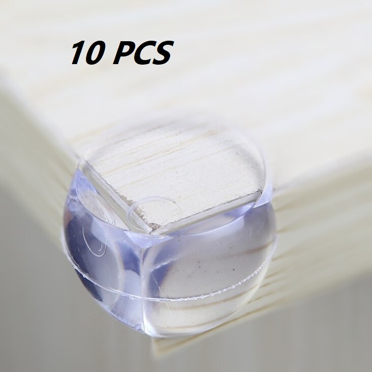 10 Stks/set Transparante Rand Hoek Guard Kind Baby Veiligheid Tabel Corner Protector Siliconen Elastische Protector: 10pcs