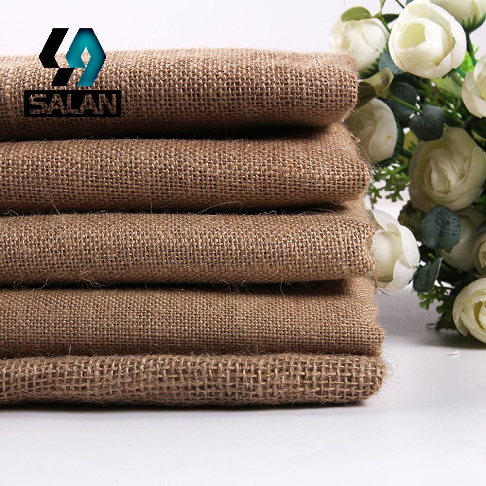 yellow linen natural hemp cloth of various specifications of density spot -007