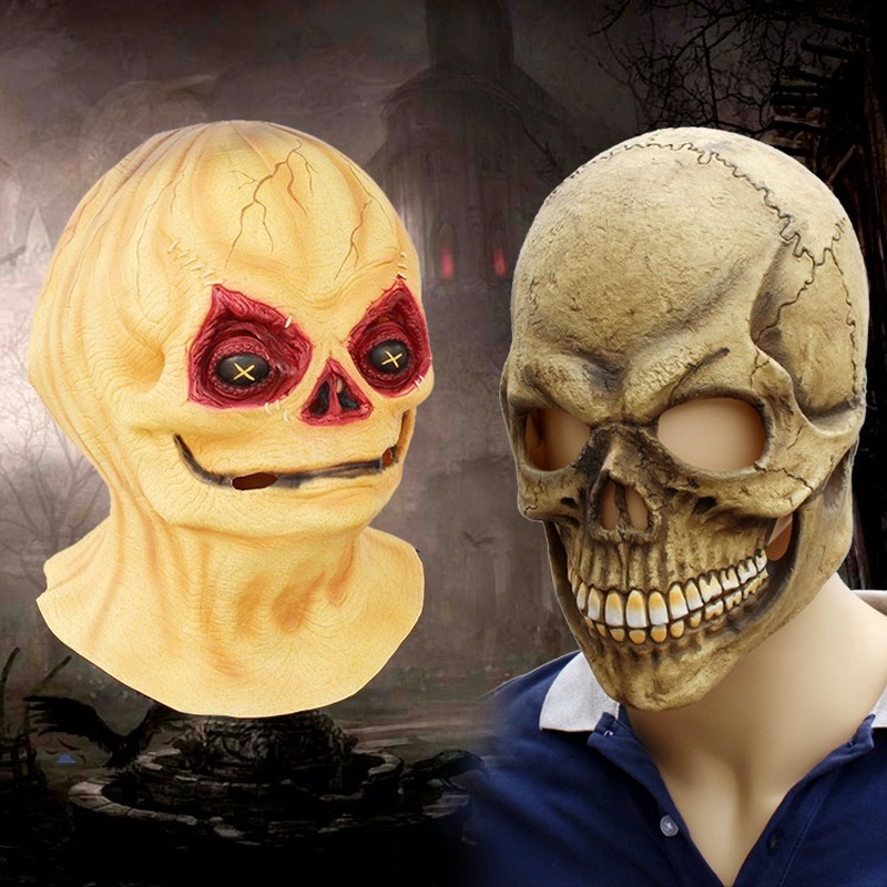 Halloween Spirit Festival Skull Mask Terror Latex Grimace