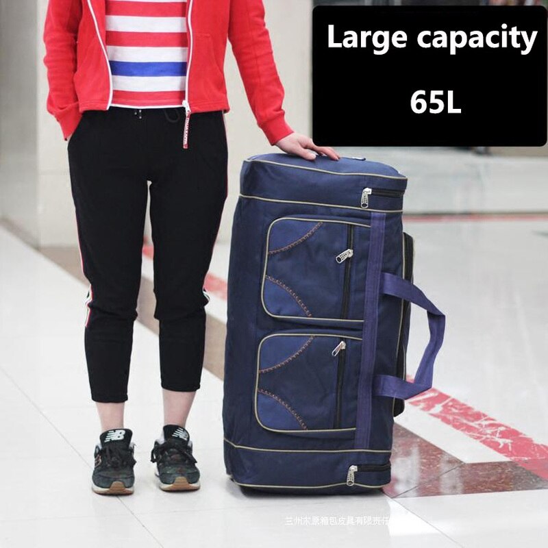 specials moving house special large travel bag distance large capacity waterproof Oxford cloth Luggage bag male tote