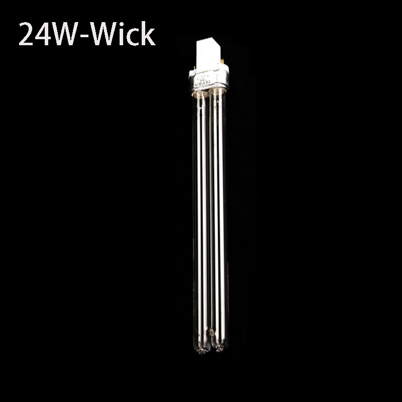 Lampă sterilizator uv pentru acvariu, acvariu de pește, filtru de ultraviolete, clarificator, curățător de apă pentru iaz de acvariu 220 ~ 240v 5w ~ 36w: 24w- fitil