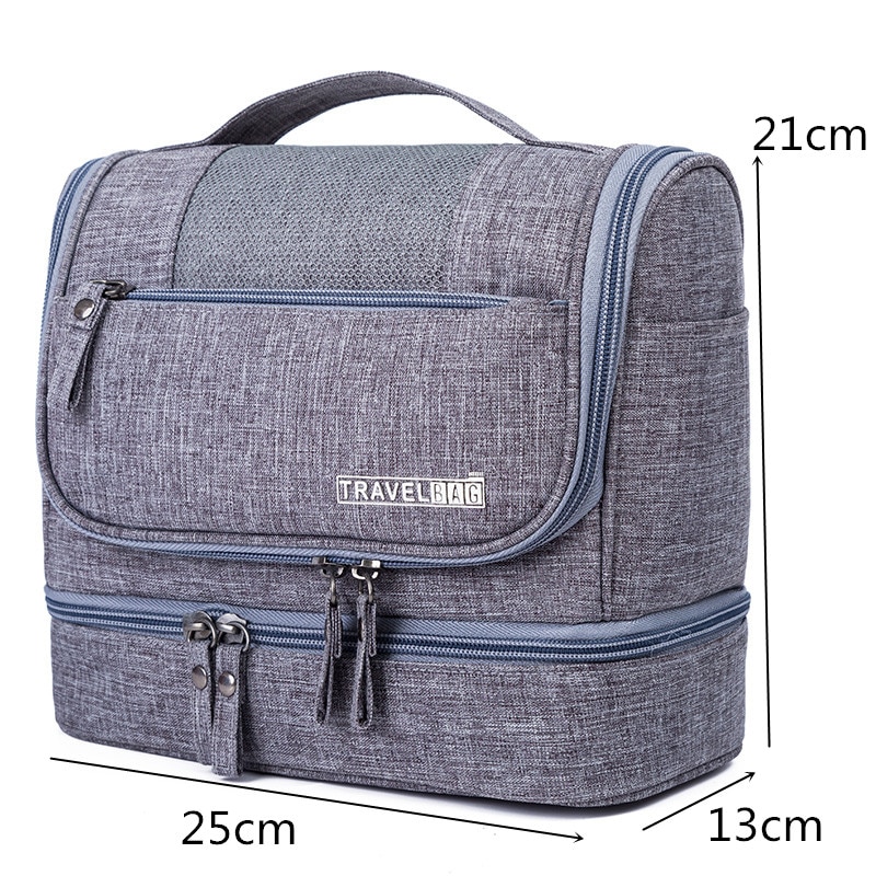 Men Hanging Hook Cosmetic Bag Travel Necessarie Large Toiletry Storage Women Makeup Vanity Cases Organizer Beauty Wash Pouch