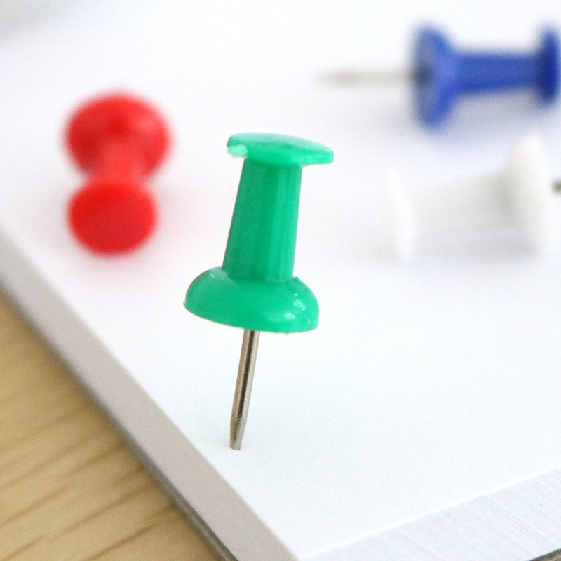 35 Pcs/pack Deli couleur punaises métal pouce punaises carte dessin punaises artisanat bureau accessoires fournitures scolaires papeterie