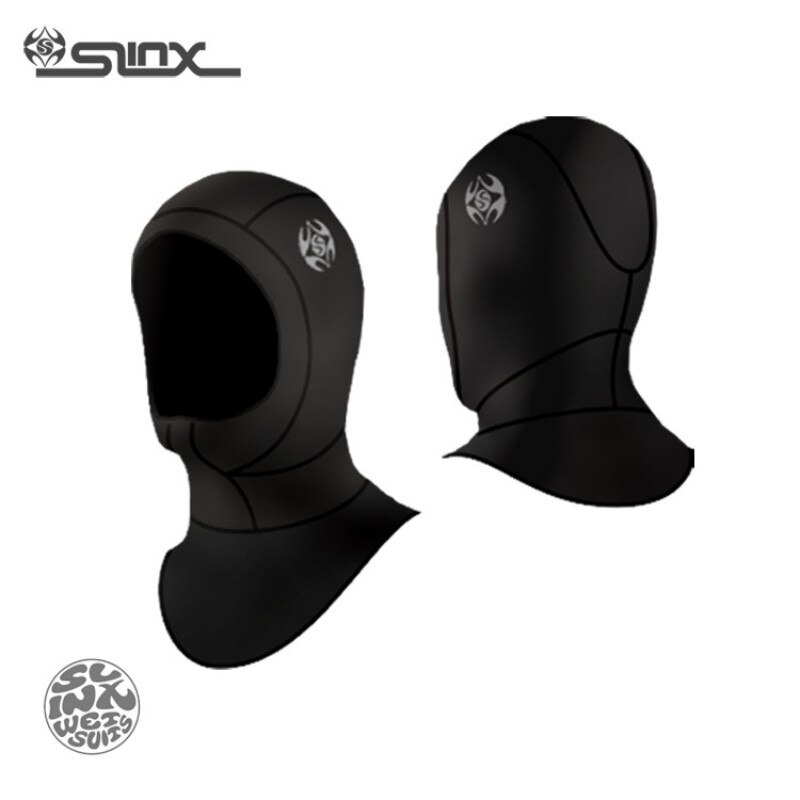 nueva de neopreno de 3mm traje con capucha babero negro para buceo, surf guantes de submarinismo