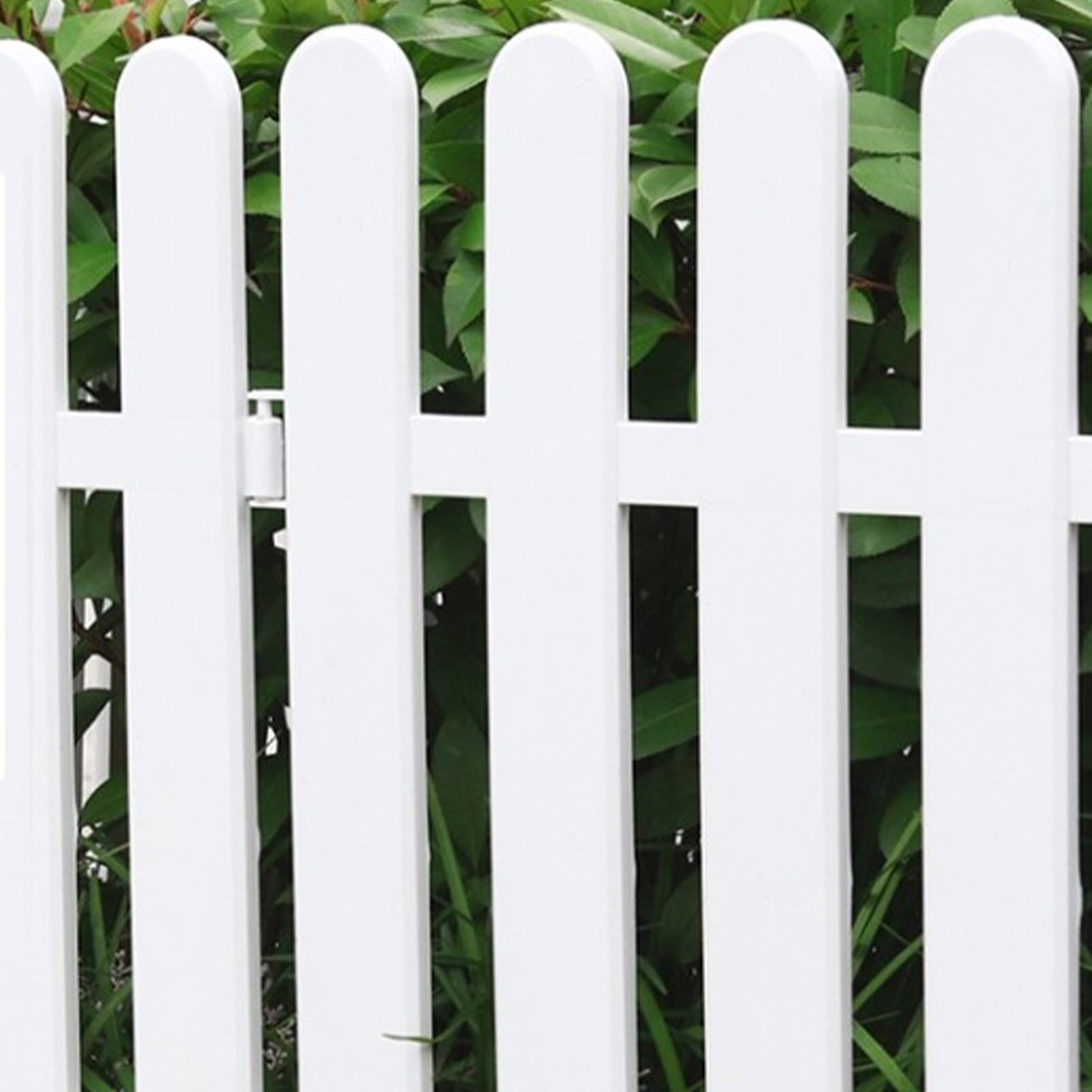 Piquet de jardin en plastique détachable, 5 pièces, décor de mariage, blanc, pour jardin, balcon, aménagement paysager, décoration d&#39;extérieur