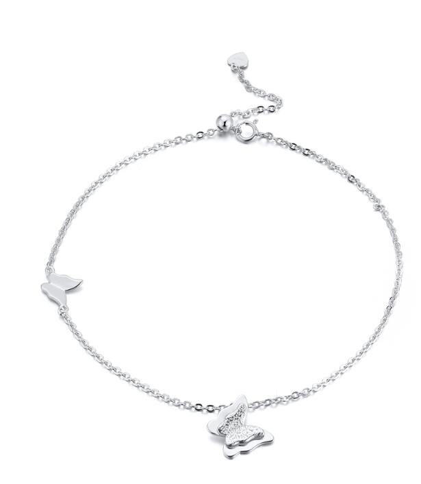 Enkelbandje Armband B267: SILVER