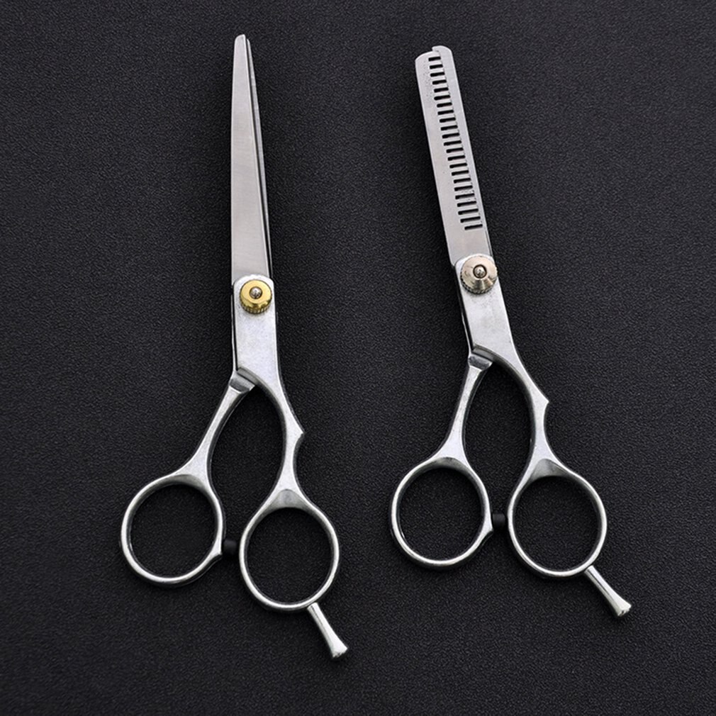 Hairdressing Scissors 6 Inch Hair Scissors Barber Scissors Cutting Thinning Styling Tool Hairdressing Shear Salon: 2 pcs