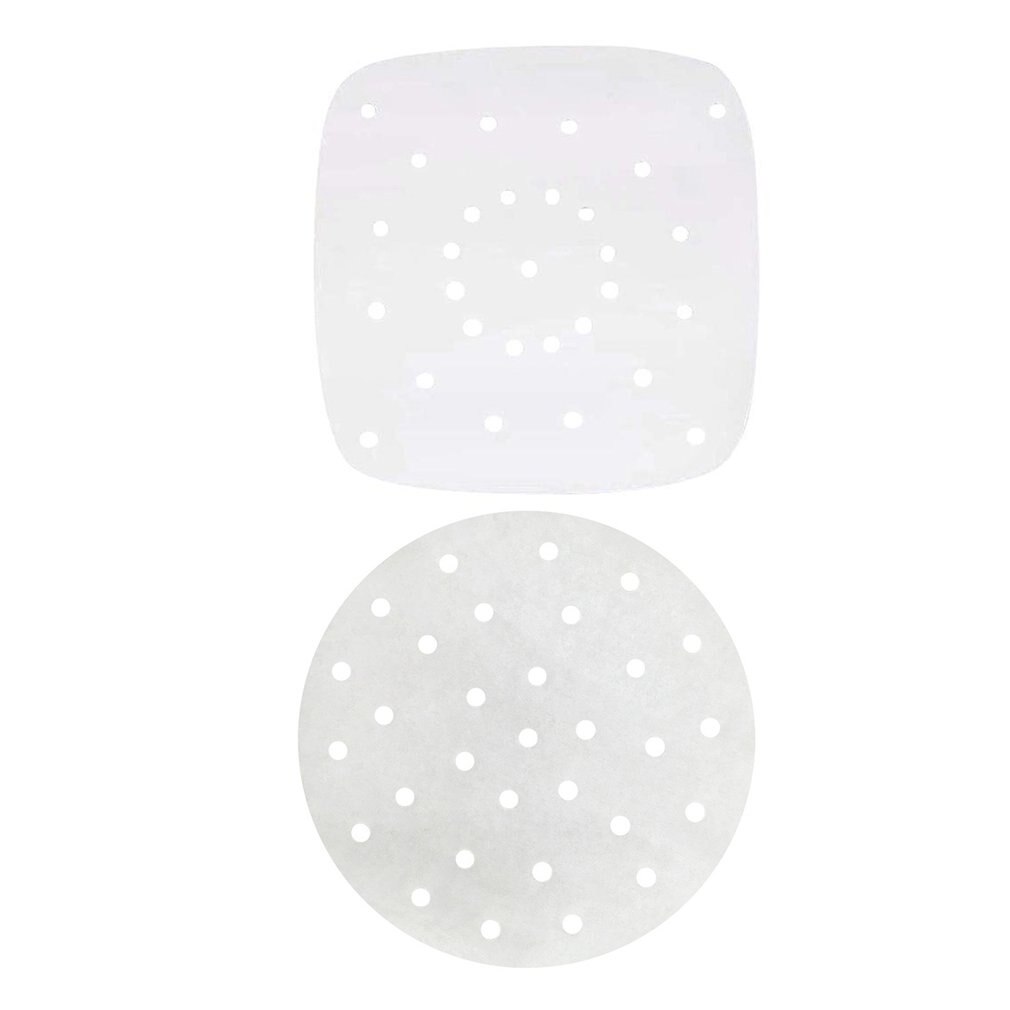 Oil Absorption Paper Silicone Oil Paper Kitchen Steamer Paper Air Fryer Pad Paper Baking Oil Paper Oven Paper