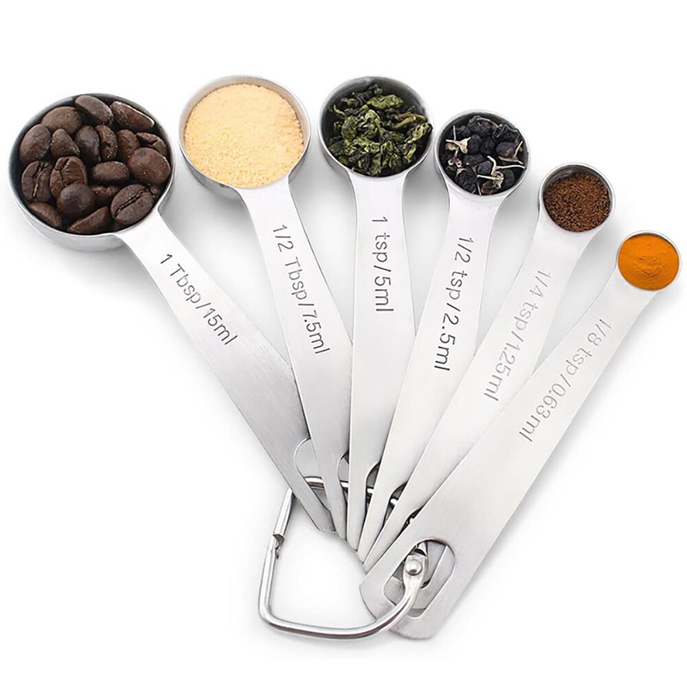 Measuring Spoons Premium Heavy Duty 18/8 Stainless Steel Measuring Spoons Cups Set