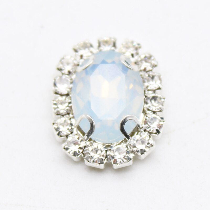 Gorąca sprzedaż 10 sztuk/partia 15*20mm RhinestoneResin galaretki kolor akcesoria do ręcznie wykonane nowe mody błyszczące Cabochon...: 38