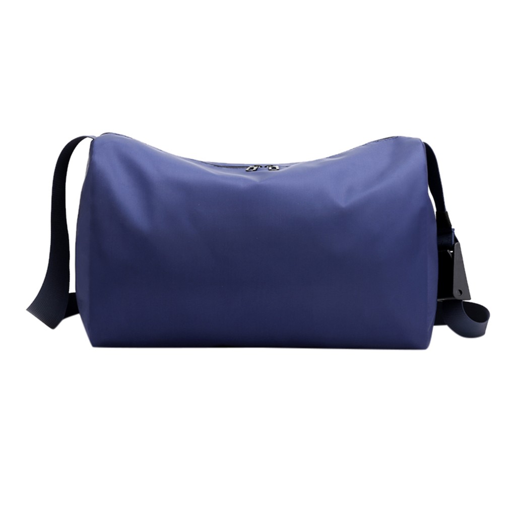 Unisex Travel Bag Shoulder Bag Large Capacity Bag Nylon Duffle Bag Luggage bag big bag weekend bag: Blue