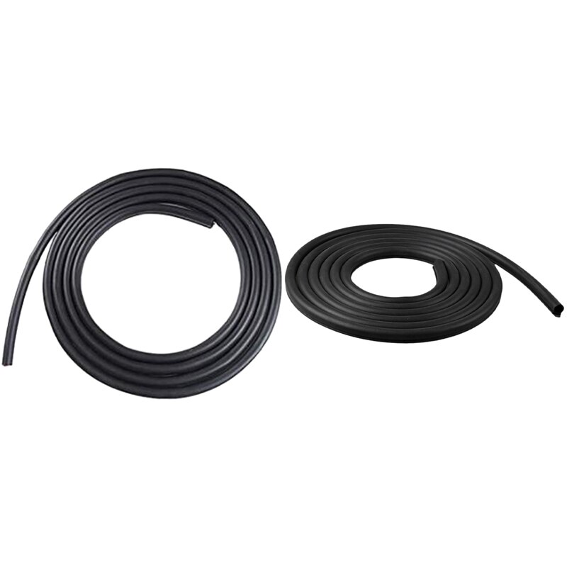 1 Stuks Auto Motor Deur Afdichting Weer Strip Hollow 157 Inch 4M & 1 Set Deur Seal Kit, ultimate Ruisonderdrukking Rubber: Default Title
