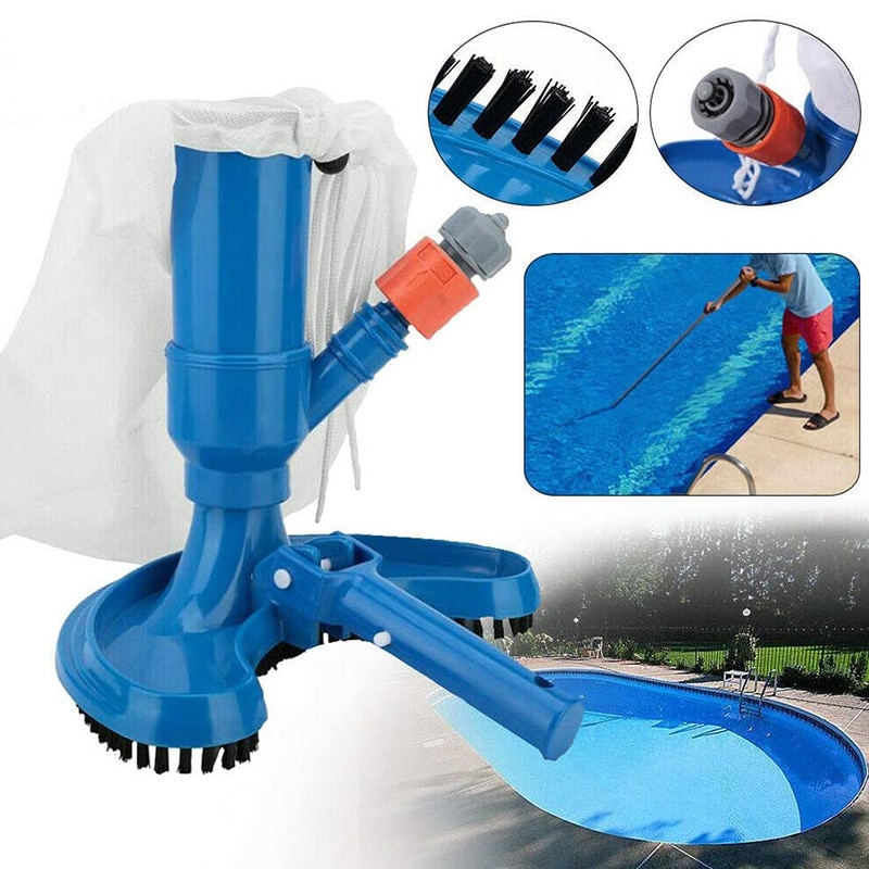 Durable Convenient Vacuum Brush Hose Connector Cleaning Set Swimming Pool SPA Underwater Cleaner Easy Install LBShipping