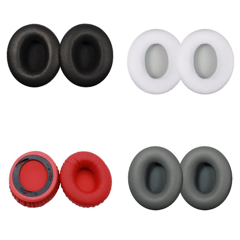 1 Paar Oortelefoon Ear Pads Spons Soft Foam Kussen Cups Vervanging Voor Monster Beats By Dr Dre Solo & Solo hd Hoofdtelefoon