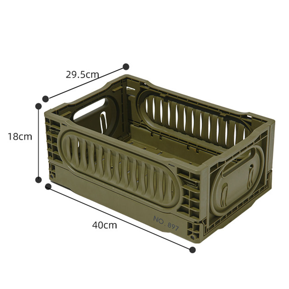 Foldable For Outdoor Storage Box with Removable Top Panel for Camping and Picnics Quick Folding for Easy Use