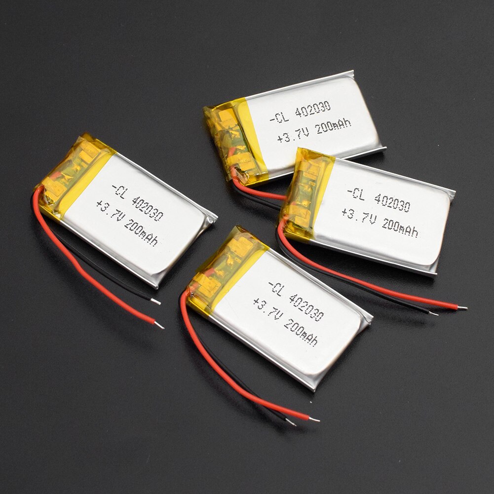 POSTHUMAN for MP3 MP4 Watches Toy Cell Phone GPS Polymer Lithium Battery 3.7 V 402030 042030 200mah Rechargeable Batteries: 4pcs