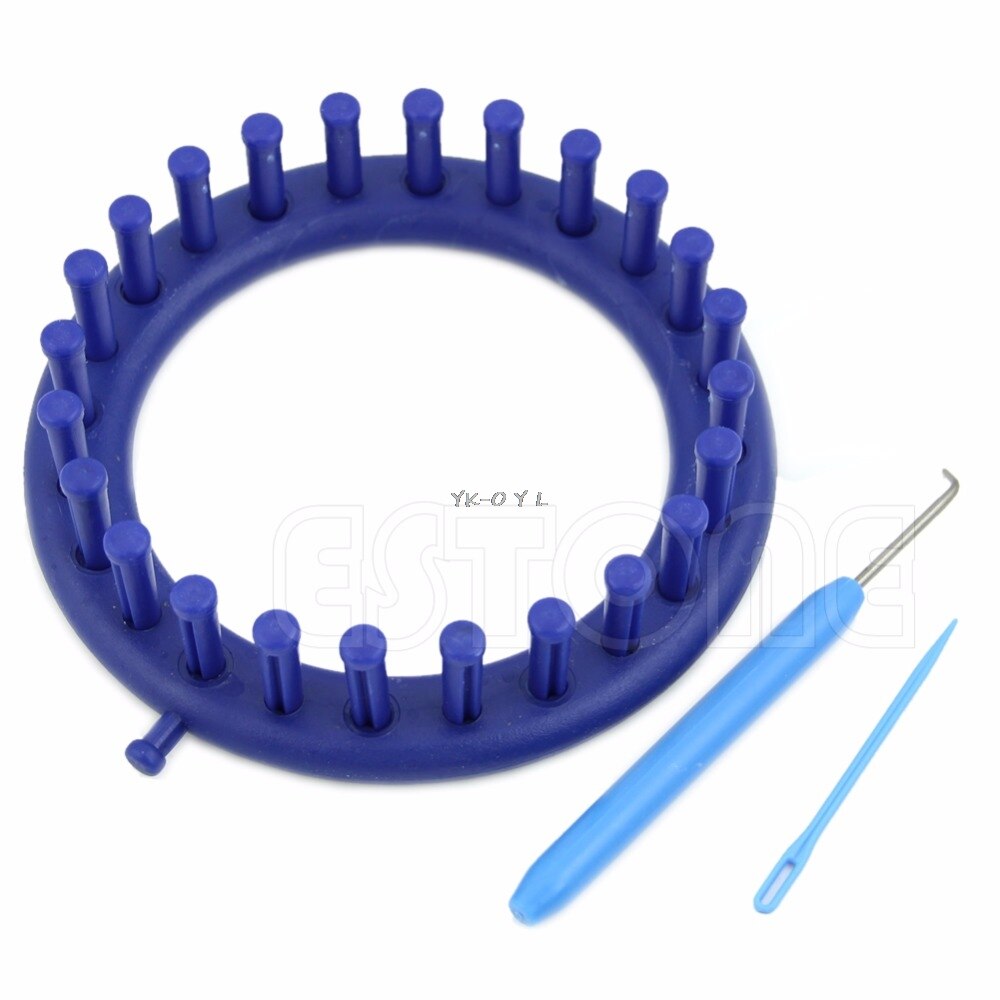 Rund cirkel hat klassisk strikker strik strikning strik vævssæt 14cm 19cm 24cm