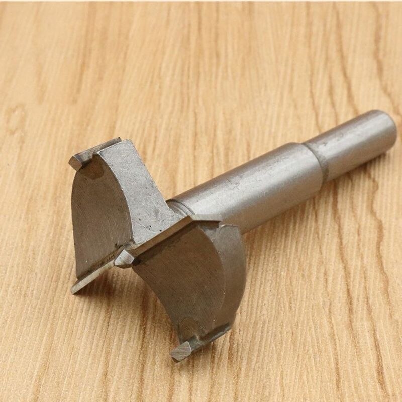 Juego de 5 piezas, fresa deshilachadora con punta central, broca de madera de carburo de 35/40/45/50/60mm de diámetro, perilla d