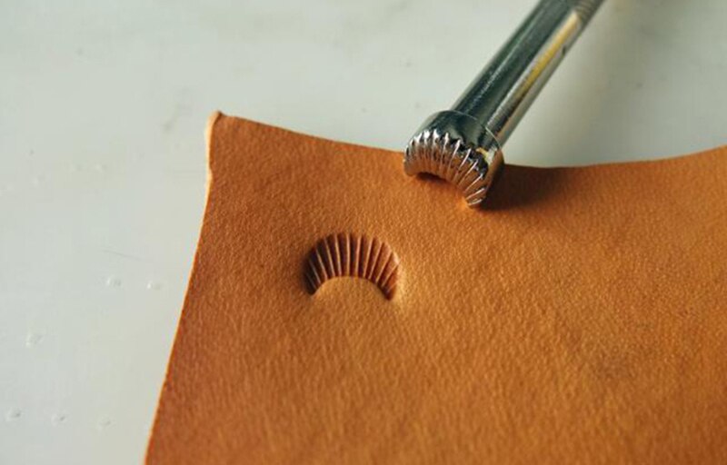Legering materiaal Hand-werk uniek carving ponsen stamp craft lederen gereedschap