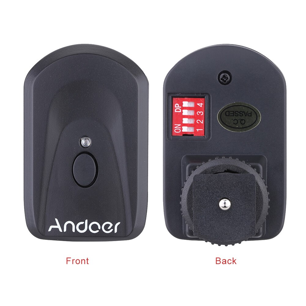 Trigger Wireless Per Flash - 16 Canali Con 1 Trasmettitore E 4 Ricevitori Per Canon, Nikon E Altri - Foto 8