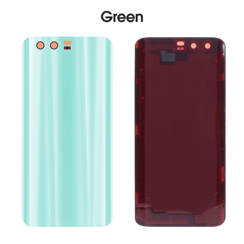 5,15 Zoll 100% Neue Für Huawei honor 9 Zurück Batterie Abdeckung Gehäbenutzen fallen Für Huawei honor 9 honor 9 Tür Hinten Glas batterie Abdeckung: Grün