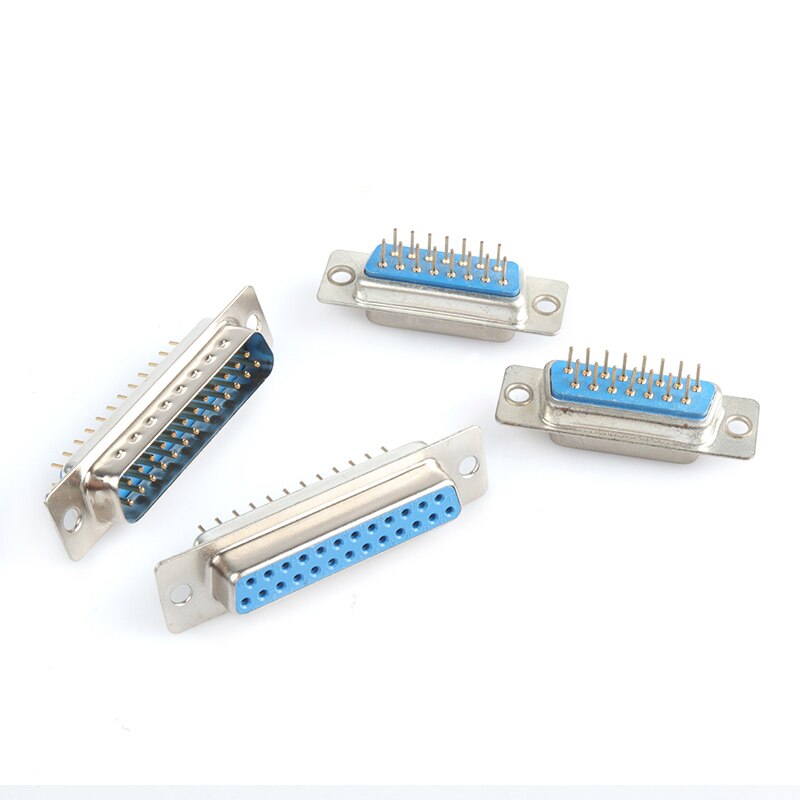 DB9 DB15 DB25 DB37 Mannelijke En Vrouwelijke RS232/9/15/25/37 Pin Db Plug Voor Lassen Plaat connectors
