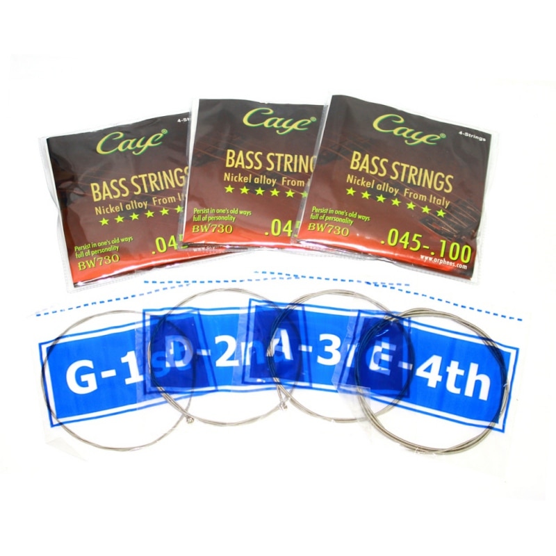 Electric Bass Guitar Strings Hexagonal Steel Core Musical Instrument Accessories