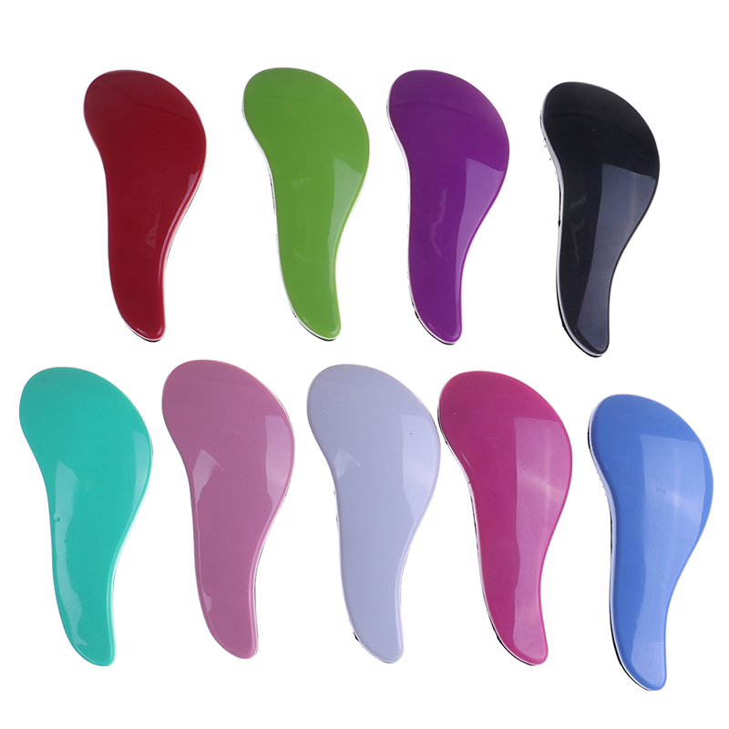 1Pcs Kinderen En Vrouwen Detangling Hair Brush Kammen Salon Zachte Anti-Statische Borstel Tangle Nat Droog Haren Handvat wirwar Krullend