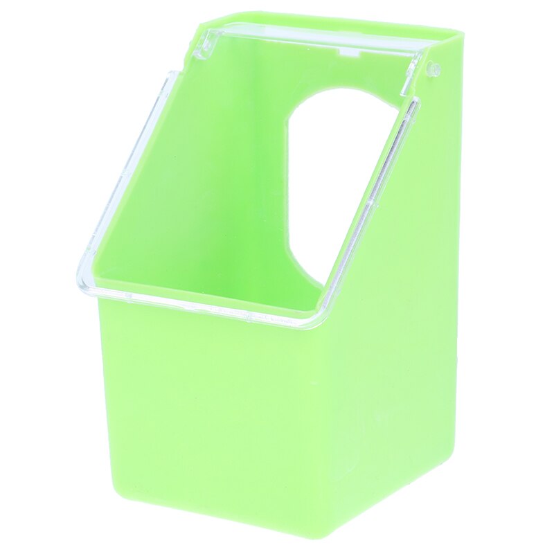 1Pc Plastic Vogel Feeder Gevogelte Duif Waterer Accessoires Dispenser Parrot Opknoping Drinker Pot Voedsel Container Dierbenodigdheden: green