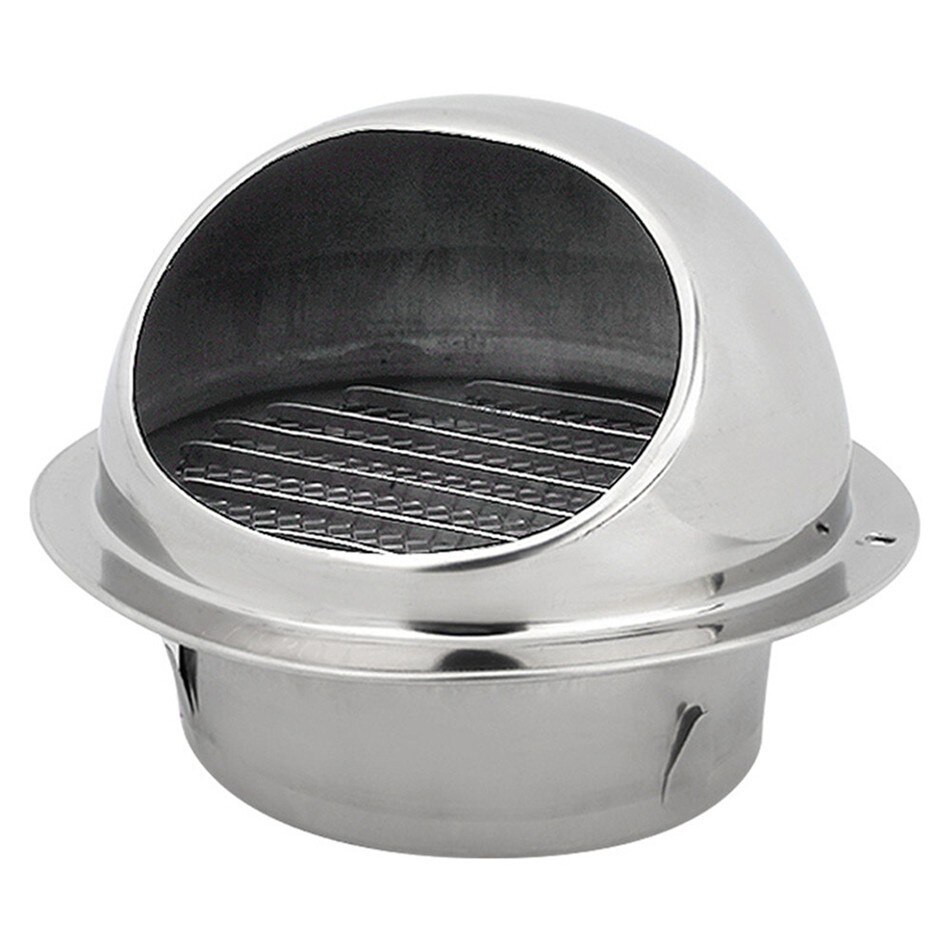 Rejilla de ventilación de techo de acero inoxidable 304, cubierta de rejilla de ventilación, tapa de ventilación montada en la pared, resistente al agua