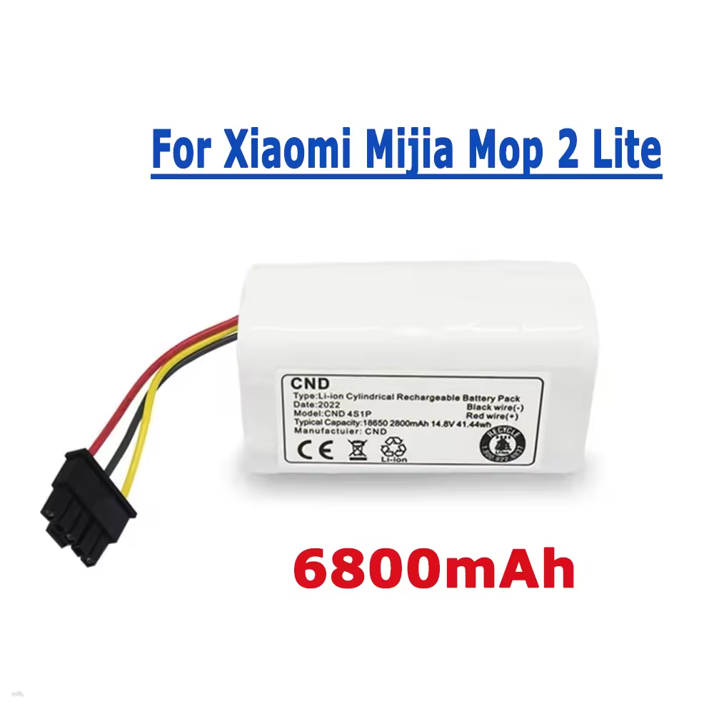 100% 14.4v 12800 akku  n011-4 s 1p für xiaomi mi robot vacuum mop 2 lite mjstl staubsauger: Elfenbein