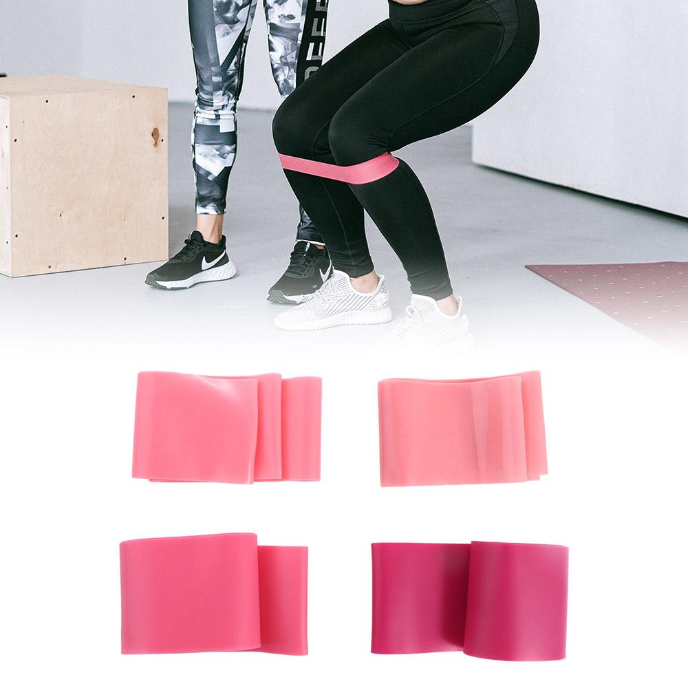 Pilates Fitness Workout Equipment Elastic Fitness Bands Yoga Stretch Rope Yoga Resistance Bands Indoor Training Equipment