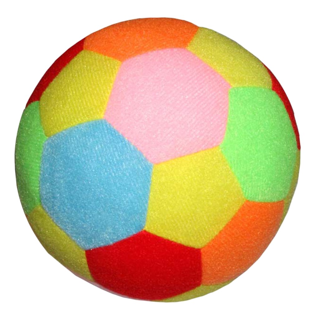 Zachte Sport Voetbal Bal Voor Baby Indoor Outdoor Speelgoed Kleurrijke 17 Cm Maat 4