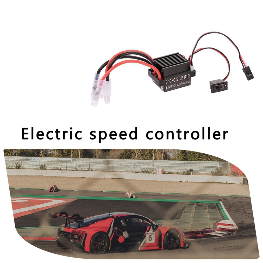 5 V/2A BEC 320A 2-3 S Waterdichte Geborsteld ESC Elektrische Snelheidsregelaar Geschikt voor 1:10 Schaal RC Auto Voor Boot