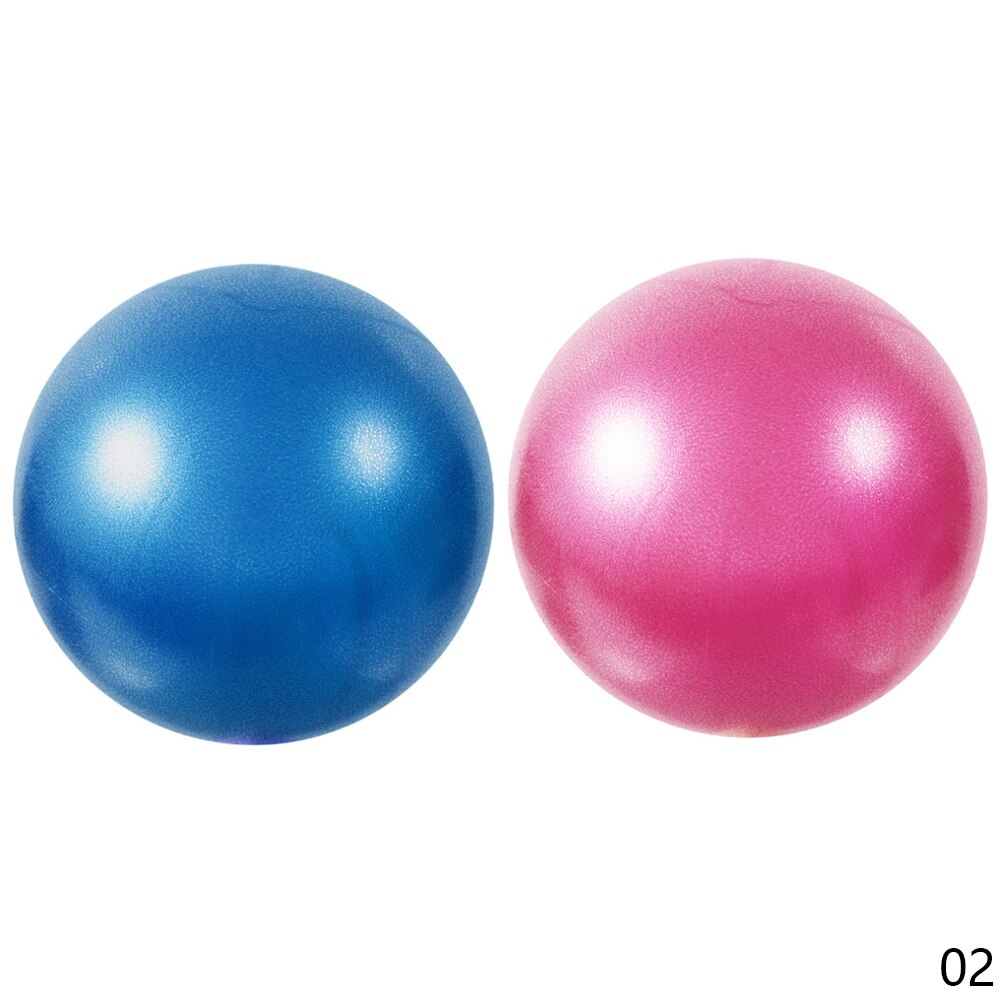 2Pcs Pilates Ball 20cm Small Bender Ball for Yoga Training Physical Therapy Improves Balance Home Gym Office Fitness Equipment: Blue  Pink
