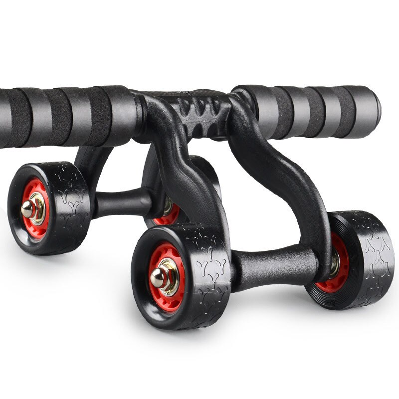 -4 Rolls Ab Roller Buikspier Trainer Indoor Home Training Apparaat Gymnastiek Taille Buik Spier Sporter Apparatuur