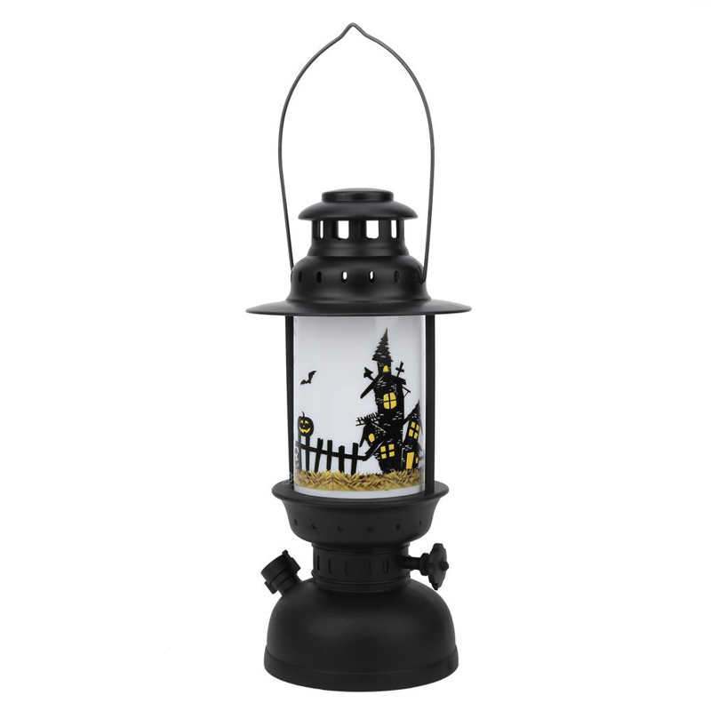 Halloween Lantern Hand Held Pendant Halloween Party Decoration Flame Light