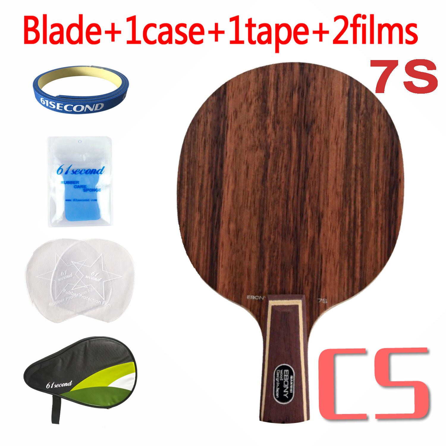 Original Sanwei H5s H7s Table Tennis Racket Ping Pong Blade Bat: H7S CS with HM