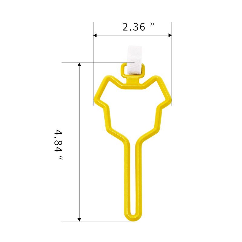 Correa para perros y mascotas, bolsa de gancho portátil de basura, Clip manos libres, soporte para Bolsa para popó de mascotas, suministros de herramientas de limpieza, 1 ud.: Yellow