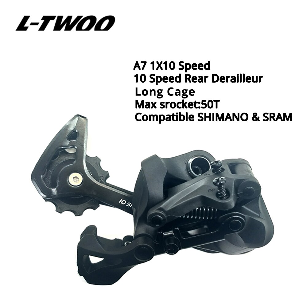 LTWOO-Grupo de cambio de marchas de 10 velocidades, palanca de cambio de 10 s y 10v, interruptores desviadores traseros compatibles con SRAM y SHIMANO, modelo A7 1X10