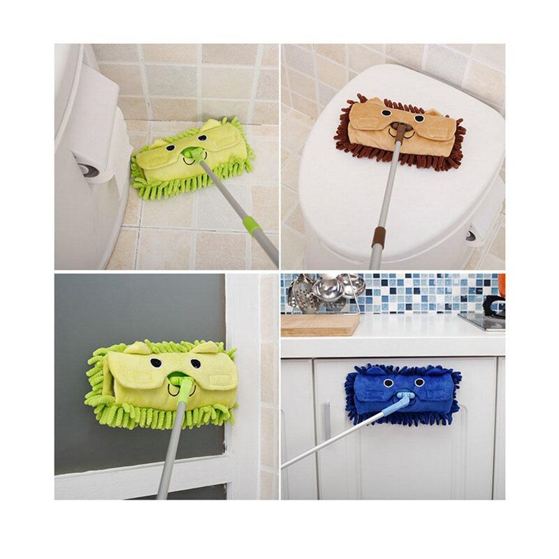 Kids in Kitchen Broom Mop Miniature Utensils Toys Stretchable Floor Cleaning Tools Mop Broom Dustpan Play house Toys