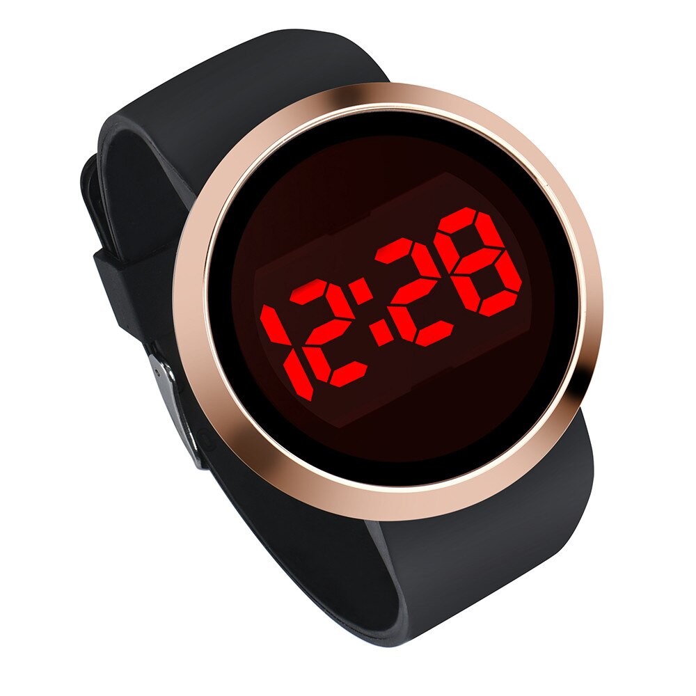 Mannen LED Digitale Horloges Touch Screen Horloges Mannen Sport Horloges Siliconen Band Dag Datum Elektronische Horloges Relogio Masculino