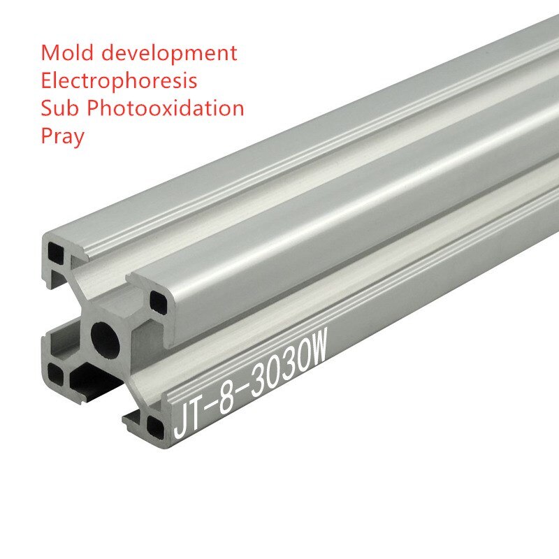 Cadre d'aquarium en matériau lourd 3030w, profilé en alliage d'aluminium 3030, standard européen industriel